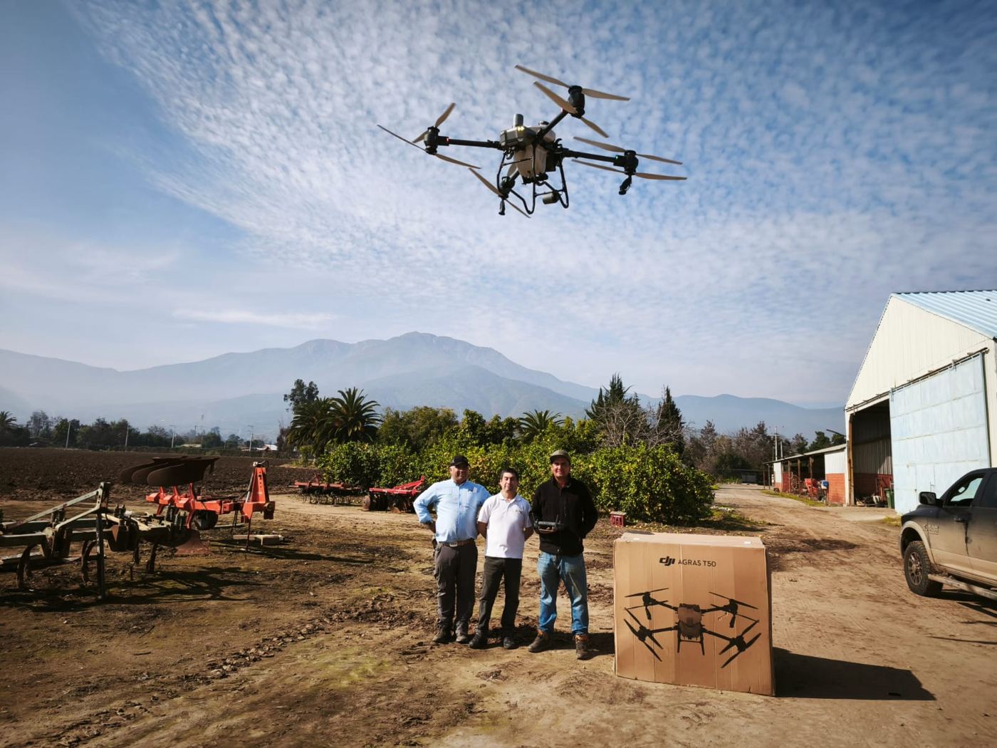 Equipo Agromalleco en terreno