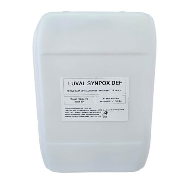 ADITIVO TRATAMIENTO DE GASES SYNPOX DEF ADBLUE 19 LTS.